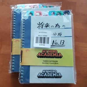 My Hero Academia Notebooks (Broken Tabs)